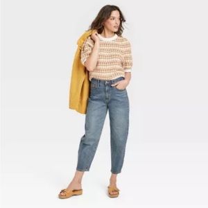 Universal Thread Balloon Vintage Stretch Jeans Size 18 Medium Wash